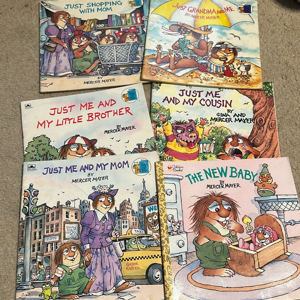6 Mercer Mayer Little Critter Vintage 90s Paperback Children’s Books Lot
